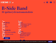 Tablet Screenshot of bsideband.cz